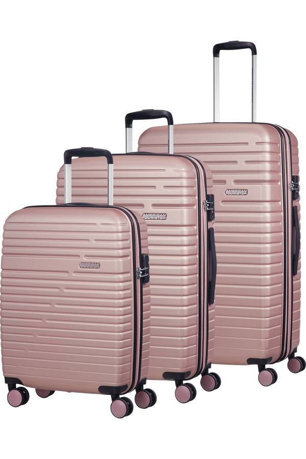 American Tourister Aero Racer 3 PC Set A  Rose Pink