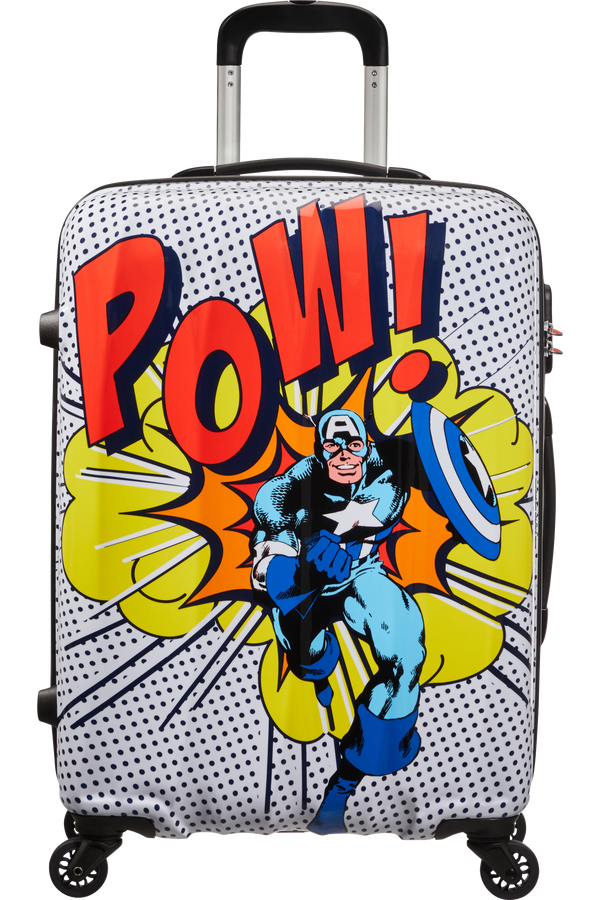 American Tourister Marvel Legends Spinner Alfatwist 65cm  Captain America Pop Art