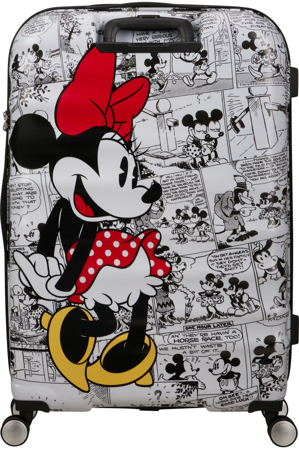 American Tourister Disney Wavebreaker Spinner TSA Disney Fl 77cm  Minnie Comics White