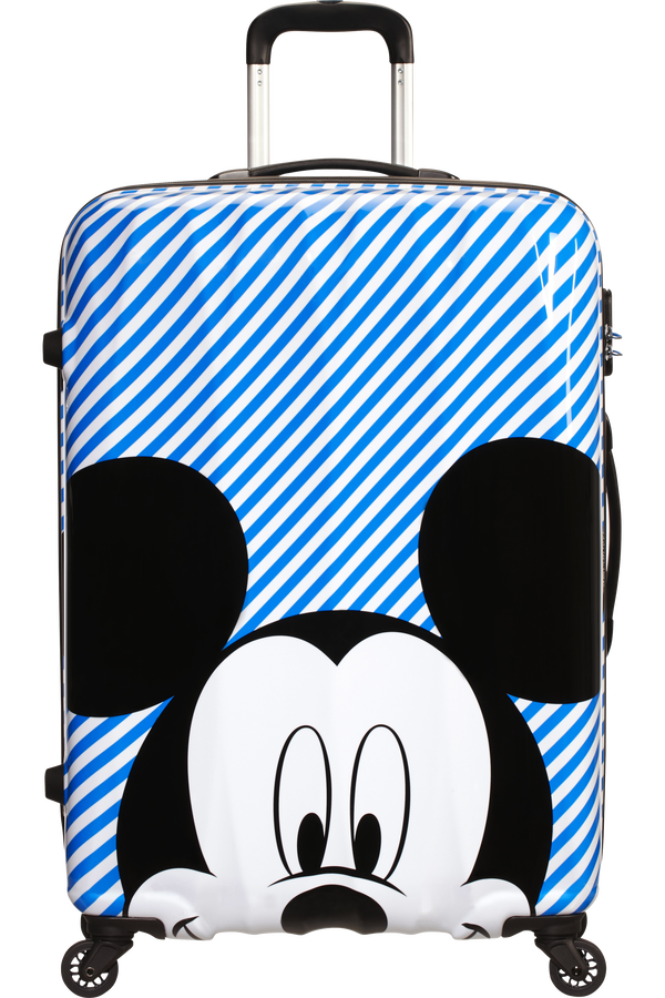 American Tourister Hypertwist Spinner Disney 75cm Mickey Stripes