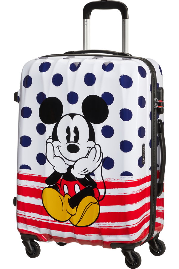 American Tourister Disney Legends Spinner 65cm  Mickey Blue Dots American Tourister Disney Legends Spinner 65cm  Mickey Blue Dots