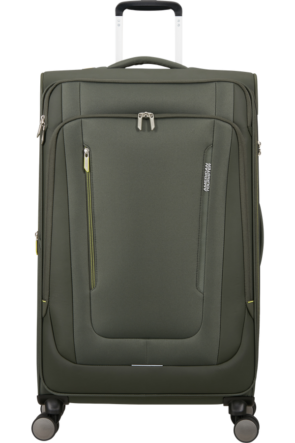 American Tourister Wanderlite Spinner EXP TSA L  Dark Khaki