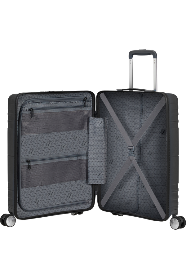 American Tourister Hello Cabin Spinner TSA 55cm  Onyx Black American Tourister Hello Cabin Spinner TSA 55cm  Onyx Black