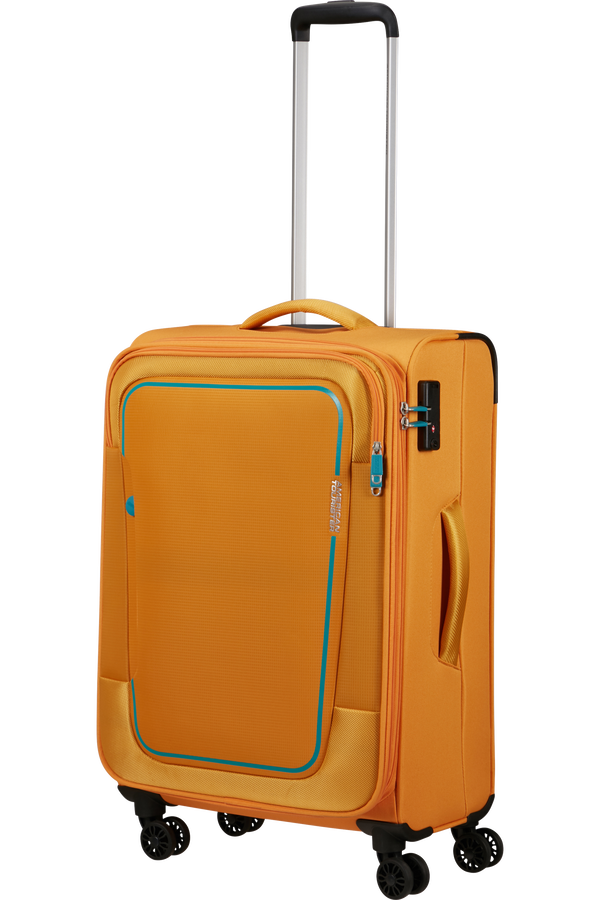American Tourister Pulsonic Spinner Expandable 68cm  Sunset Yellow