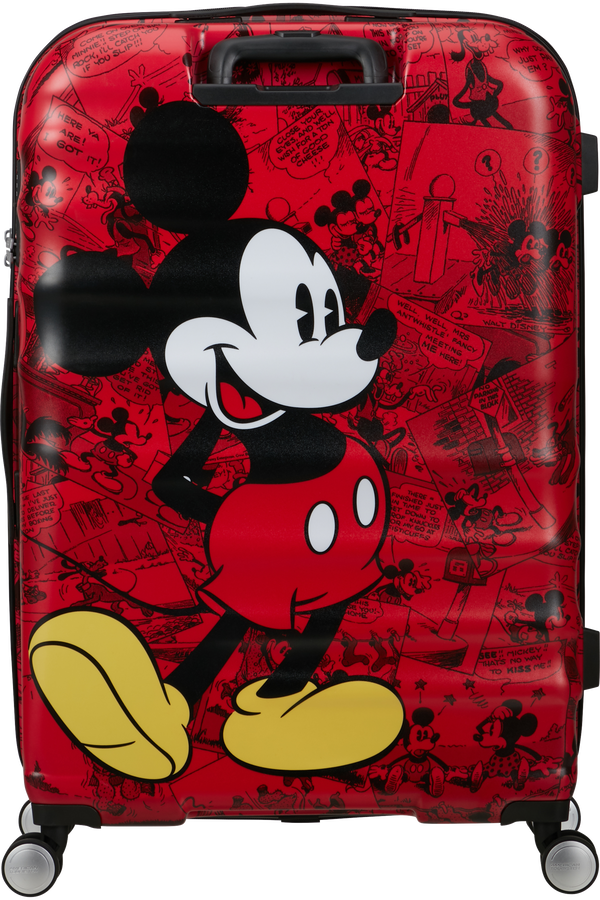 American Tourister Disney Wavebreaker Spinner TSA Disney Fl 77cm  Mickey Comics Red