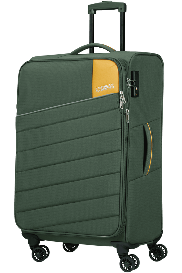 American Tourister Powertrip Spinner M TSA EXP M  Khaki