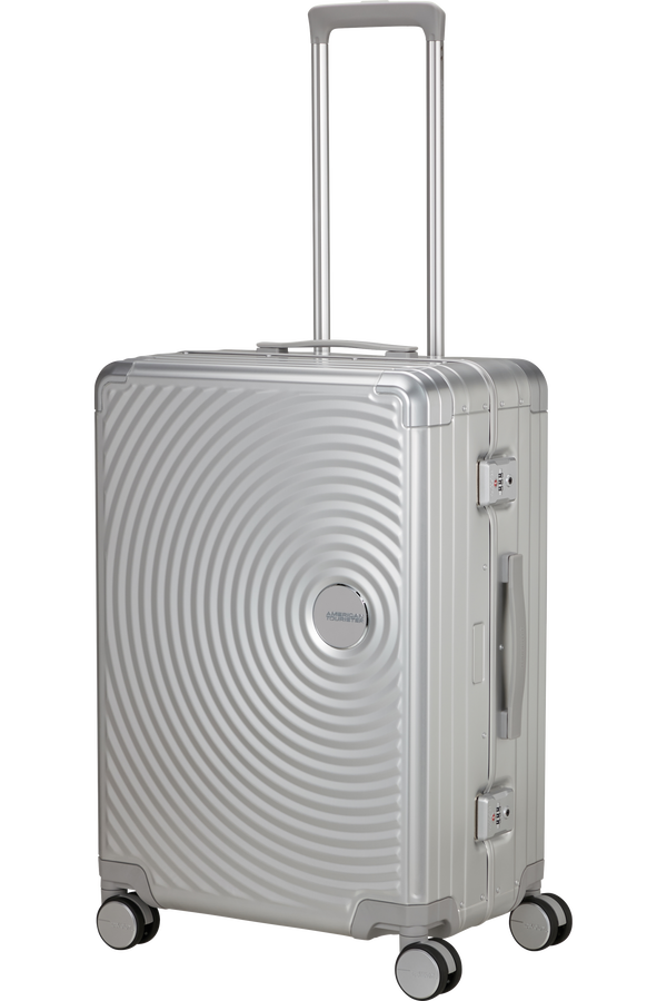 American Tourister Soundbox Alu Spinner TSA 68cm  Silver