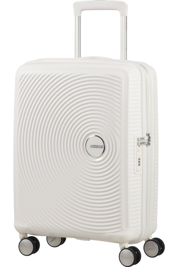 American Tourister Soundbox Spinner erweiterbar 55cm Pure White