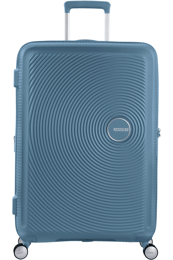 American Tourister Soundbox Spinner Expandable 77cm  Stone Blue