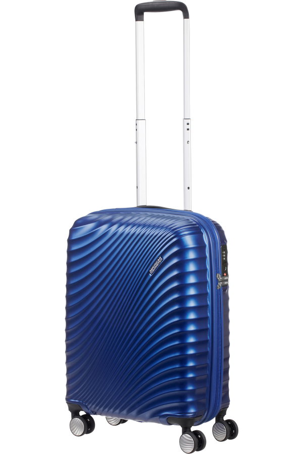 American Tourister Jetglam Spinner 55cm  Metallic Blue