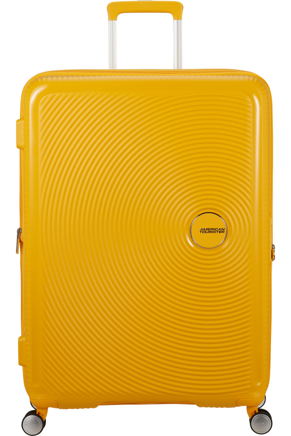 American Tourister SoundBox Spinner TSA Expandable 80cm  Golden Yellow