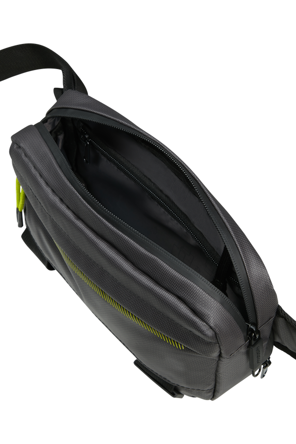 American Tourister Urban Track Sling Bag Coated  Black/Lime