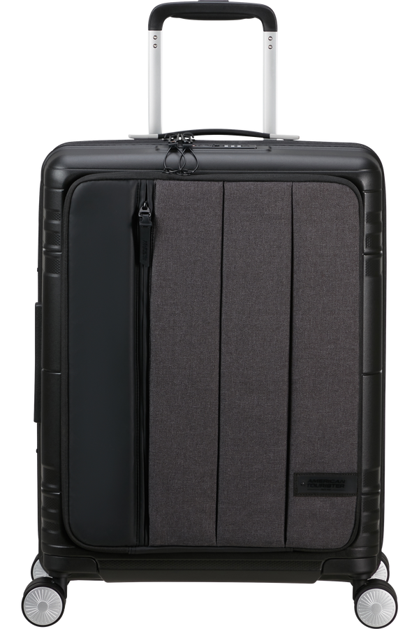 American Tourister Hello Cabin Spinner Expandable 55cm  Grey Melange