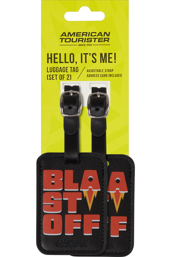 American Tourister American Tourist. Ta Luggage Tag X2 Print  Blast Off