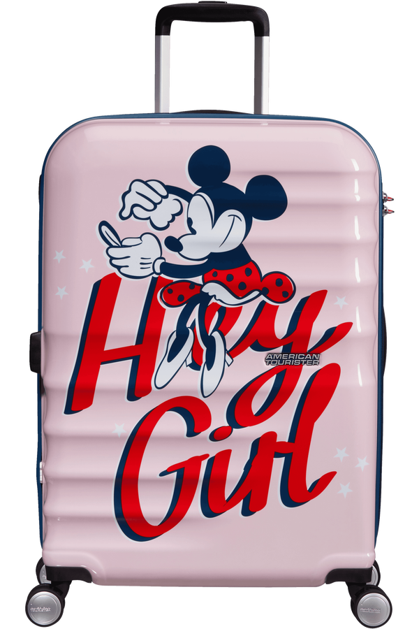 American Tourister Wavebreaker Disney Spinner Disney 67cm  Minnie Darling Pink