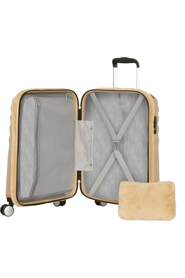 American Tourister Wavebreaker Spinner Fur 55cm  Pearl Bronze