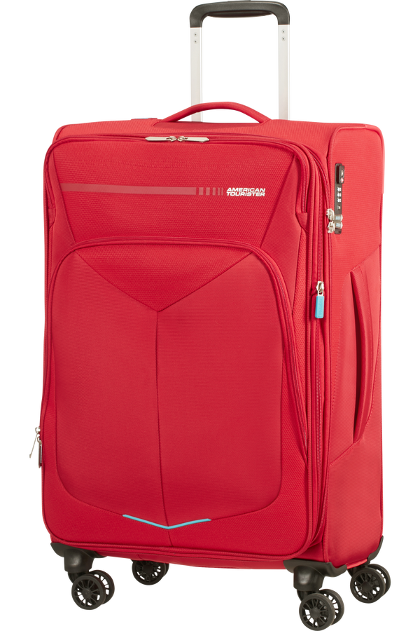American Tourister Summerfunk Spinner Exp TSA 67cm  Rot