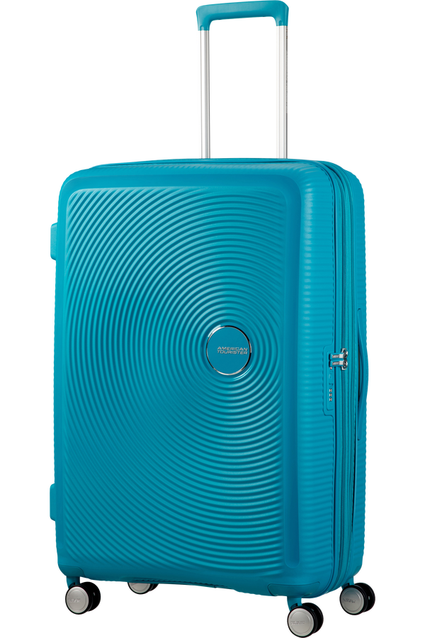 American Tourister Soundbox Spinner erweiterbar 77cm Summer Blue