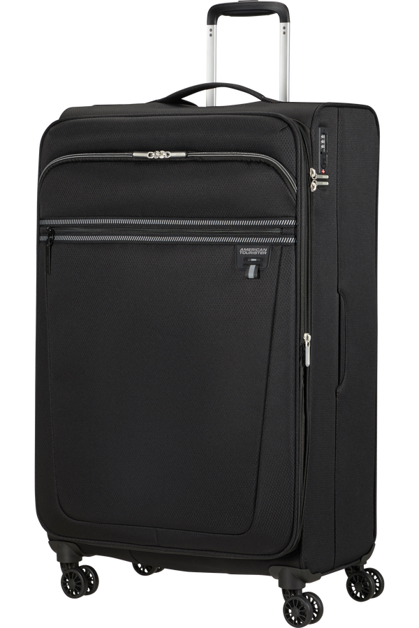 American Tourister Aerospin Spinner Expandable L  Schwarz