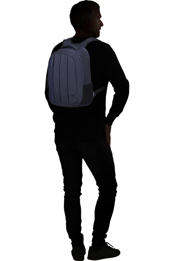 American Tourister Streethero Laptop Backpack 14'  Navy Melange