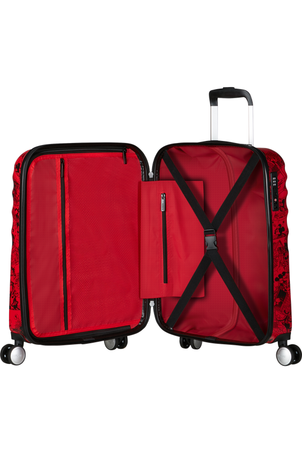 American Tourister Disney Wavebreaker Spinner TSA Disney Fl 55cm  Mickey Comics Red