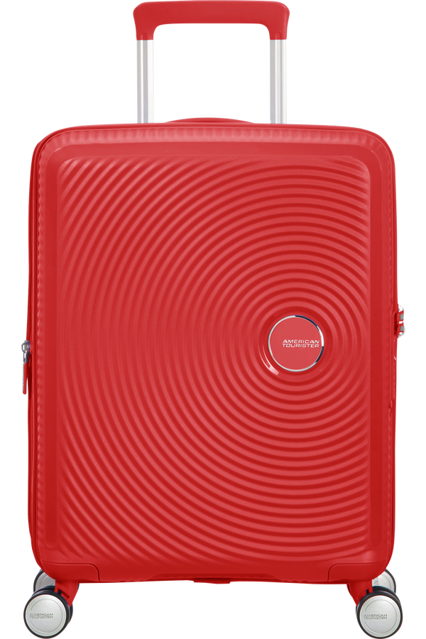 American Tourister Soundbox Spinner Expandable 55cm  Coral Red