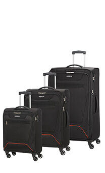 American Tourister Hyperbreez 3 pc Set A  Schwarz