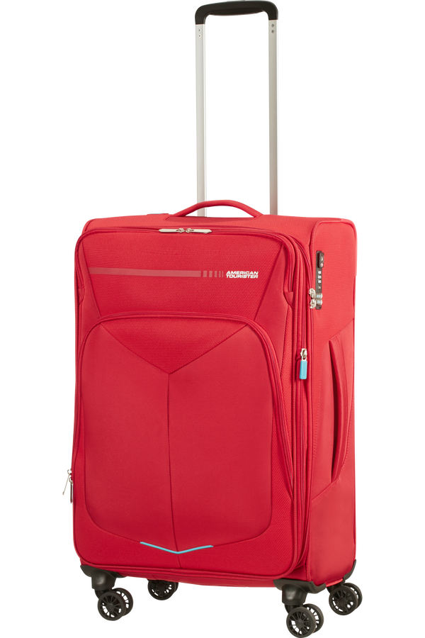 American Tourister Summerfunk Spinner Exp TSA 67cm  Rot