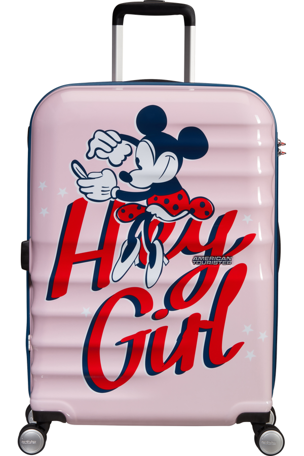 American Tourister Wavebreaker Disney Spinner Disney 67cm Minnie Darling Pink