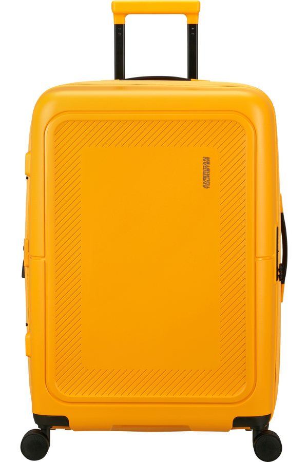 American Tourister DashPop Spinner Expandable TSA 67cm Golden Yellow