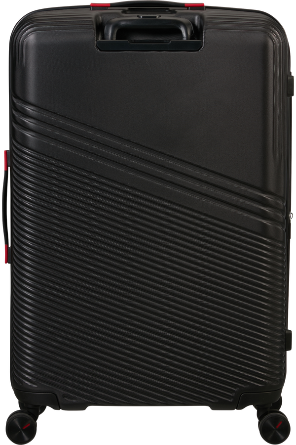 American Tourister Triple Trace Spinner TSA Expandable 76cm  Black/Red