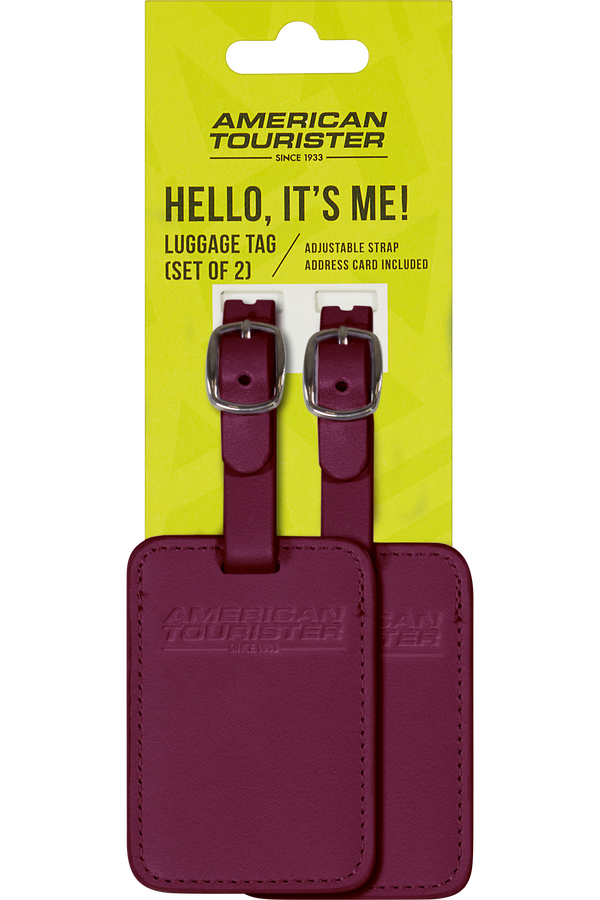 Luggage Tags Gep&auml;ckanh&auml;nger &ndash; Set aus 2 St&uuml;ck