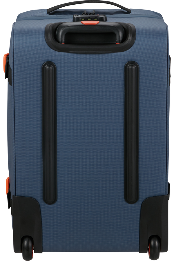 American Tourister Urban Track Duffle with Wheels Coated S  Navy/Orange