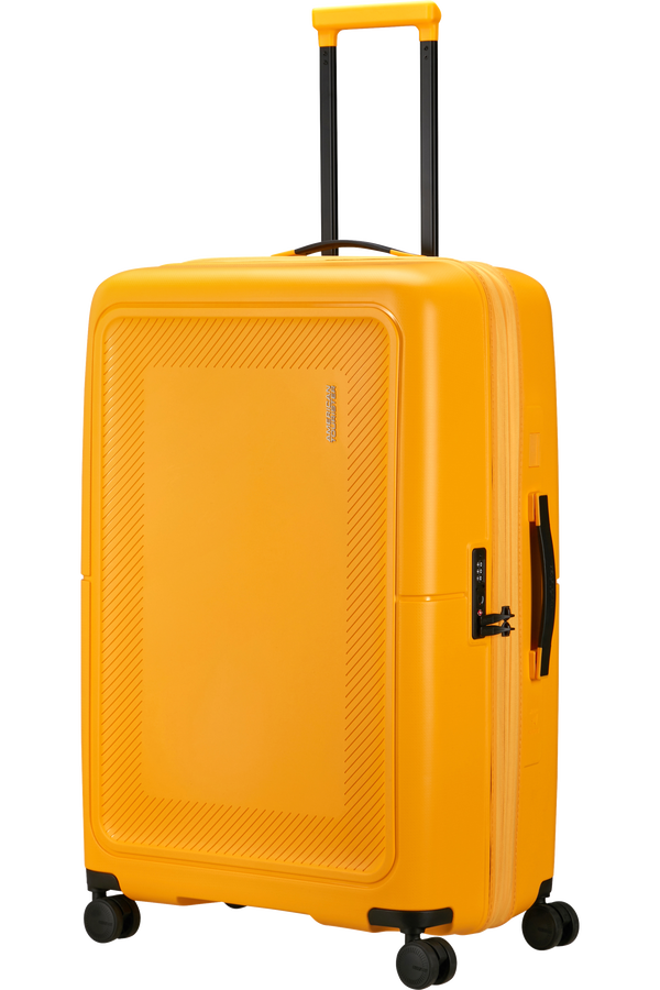 American Tourister DashPop Spinner Expandable TSA 77cm Golden Yellow