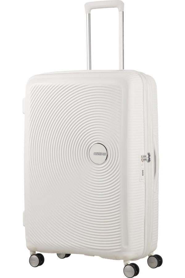 American Tourister Soundbox Spinner erweiterbar 77cm Pure White