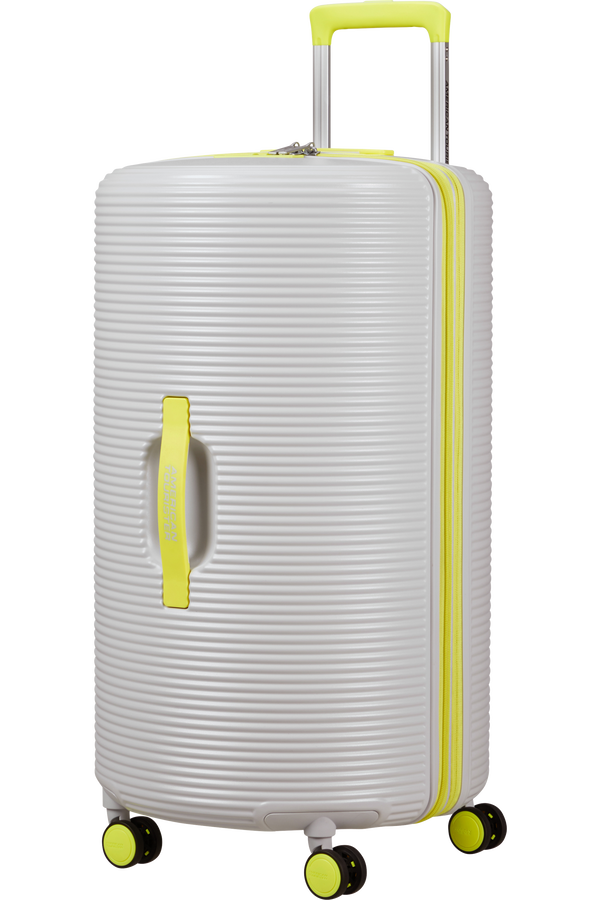 American Tourister Rollio Spinner 75cm  Light Grey/Lime American Tourister Rollio Spinner 75cm  Light Grey/Lime