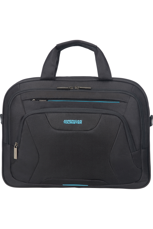 American tourister laptop briefcase top