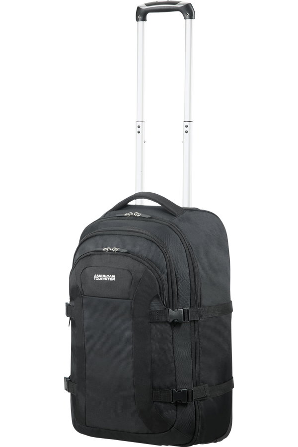 American Tourister Road Quest Laptop Rucksack mit Rollen 39.6cm/15.6inch  Solid Black