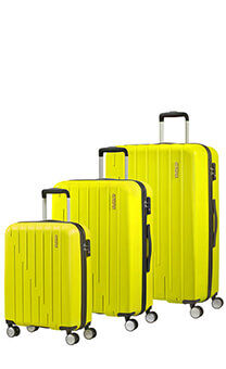 American Tourister Skynex 3 PC Set A  Lime green