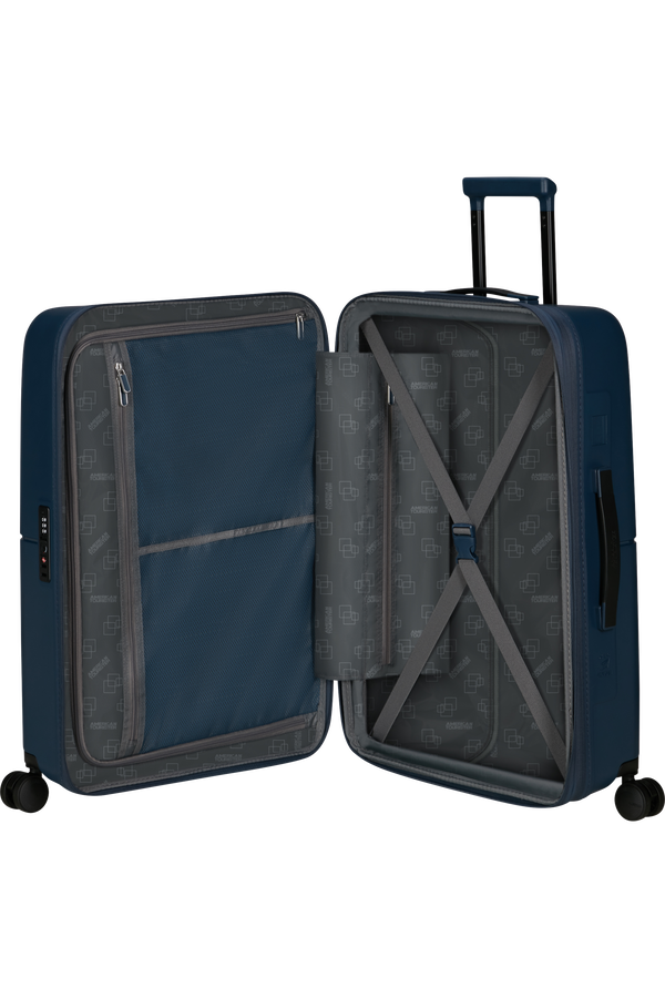 American Tourister DashPop Spinner Expandable TSA 67cm Midnight Blue American Tourister DashPop Spinner Expandable TSA 67cm Midnight Blue