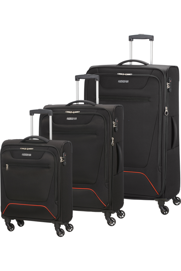 American Tourister Hyperbreez 3 pc Set A  Schwarz
