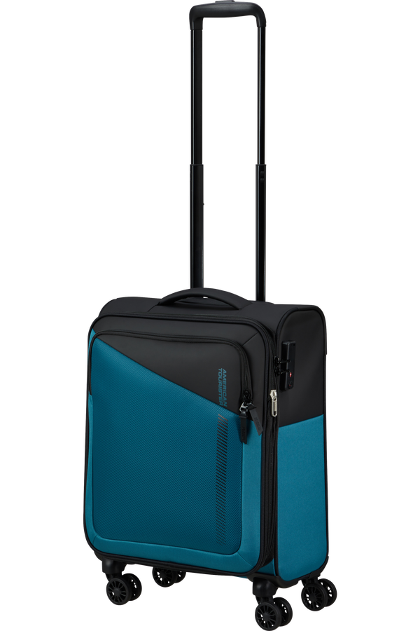 American Tourister Daring Dash Spinner Expandable TSA S  Black/Blue American Tourister Daring Dash Spinner Expandable TSA S  Black/Blue