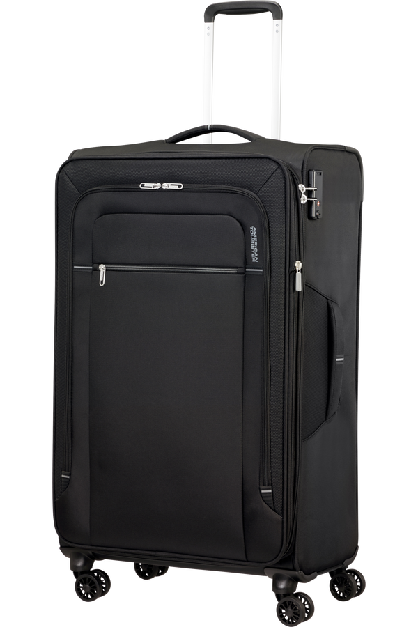 American Tourister Crosstrack Spinner Expandable 79cm  Black/Grey