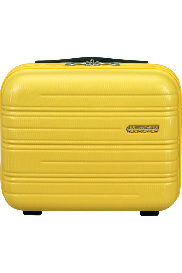 American Tourister High Turn Beauty Case  Matt Yellow
