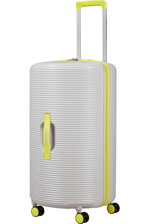 American Tourister Rollio Spinner 75cm  Light Grey/Lime American Tourister Rollio Spinner 75cm  Light Grey/Lime