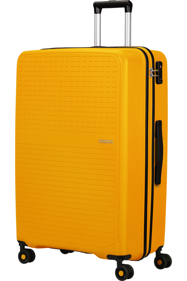 American tourister yellow luggage sales