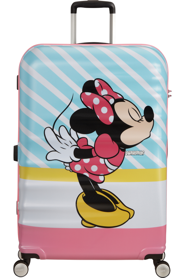 American Tourister Wavebreaker Disney Spinner 77cm  Minnie Pink Kiss