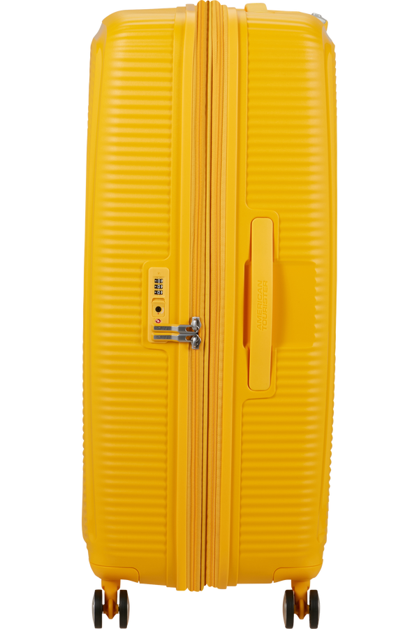 American Tourister SoundBox Spinner TSA Expandable 80cm  Golden Yellow