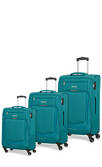 American Tourister Summer Session 3 Pc Set A  Blue/Light Blue