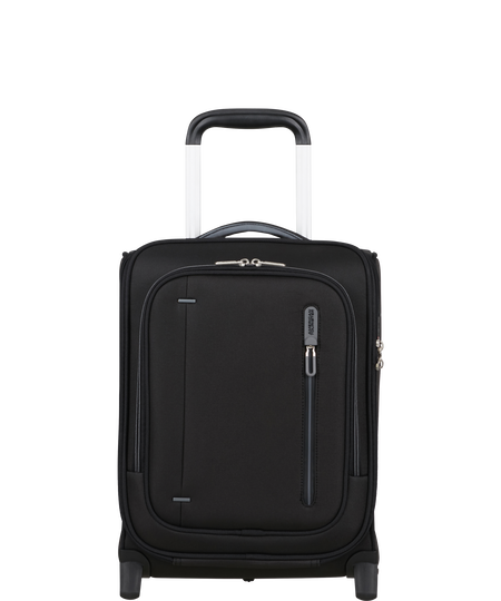 Cloudrider S/M Trolley mit 2 Rollen | American Tourister Cloudrider Upright Underseater Tsa  Jet Black